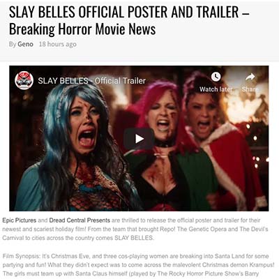 SLAY BELLES OFFICIAL POSTER AND TRAILER – Breaking Horror Movie News